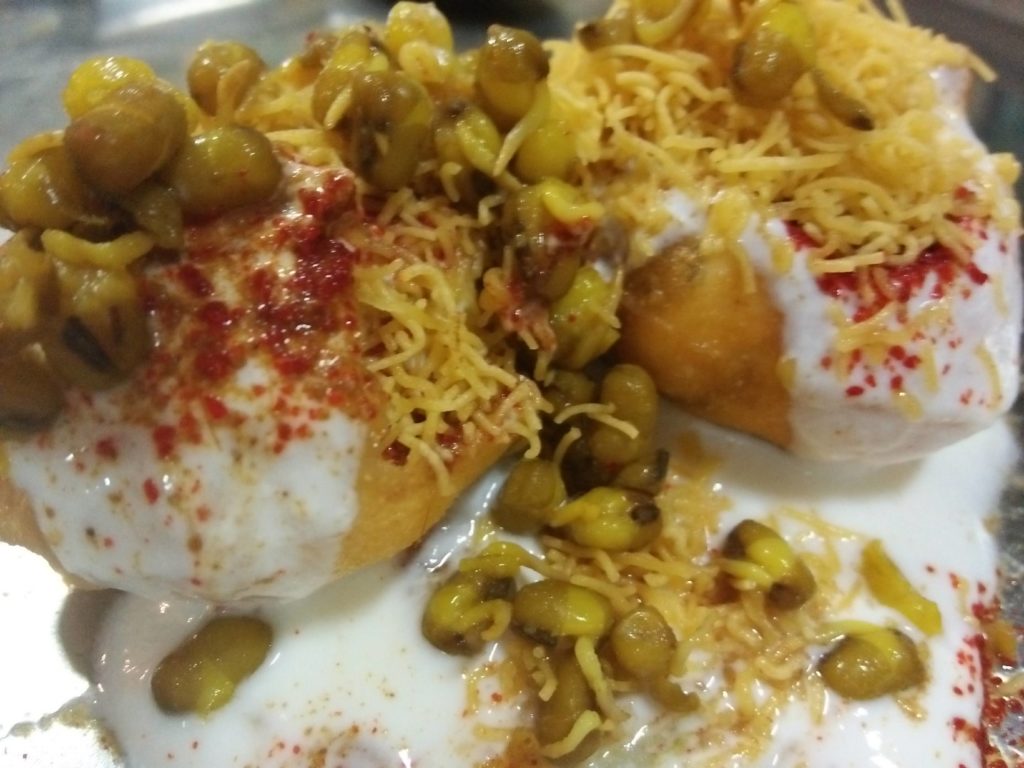 Dahi Puri. Street food recipe to ake in lockdown