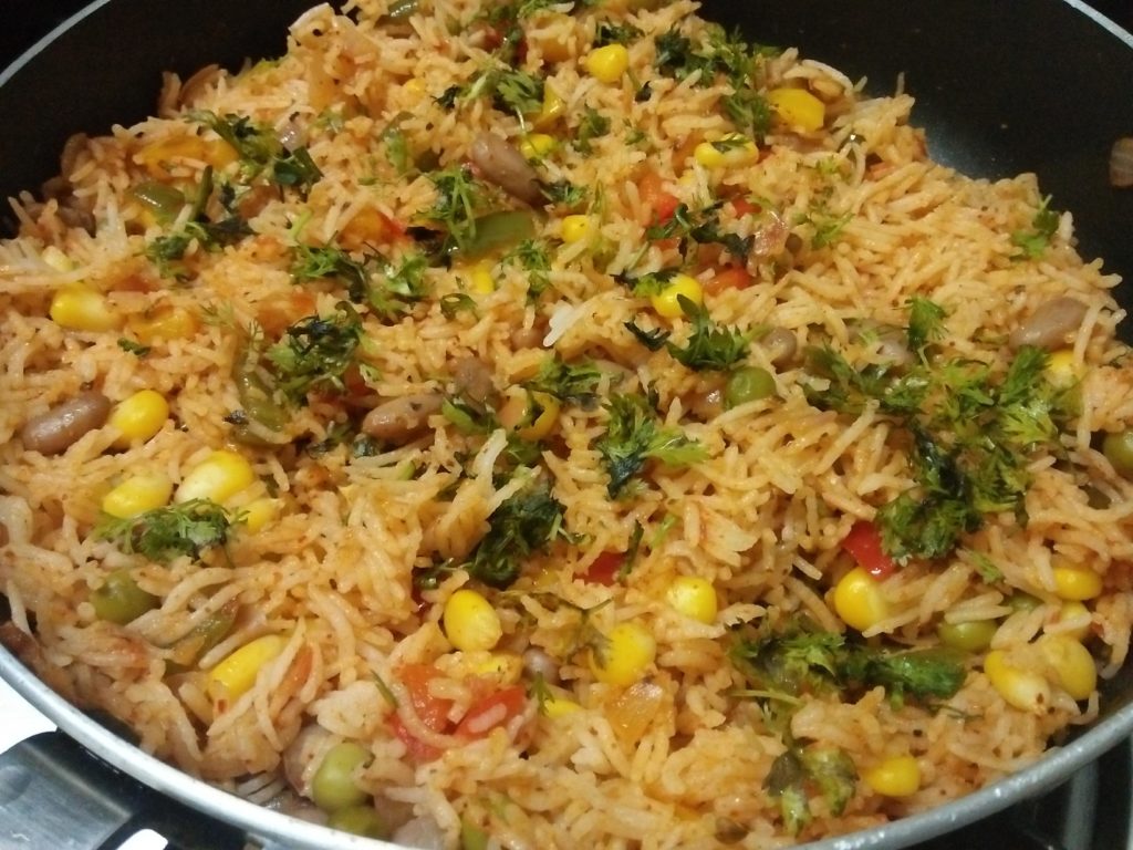 Mexican Rice - An Indian Fusion Recipe to try at home