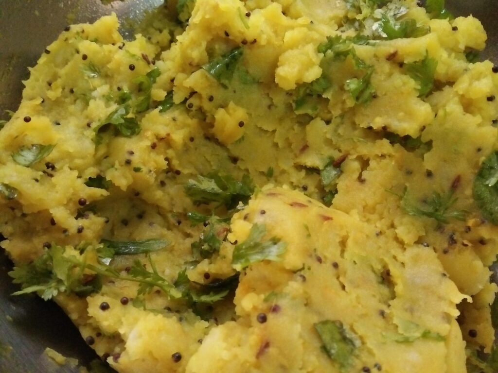 Potato Mixture for preparing Batata Vada