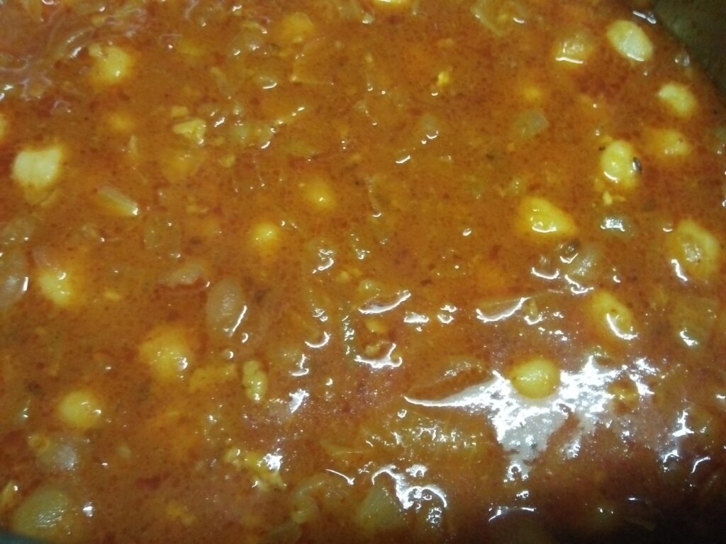 Chole Recipe for Aloo Tikki, Indian Street Food