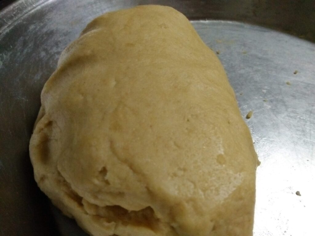 Dough prepared for aloo paratha
