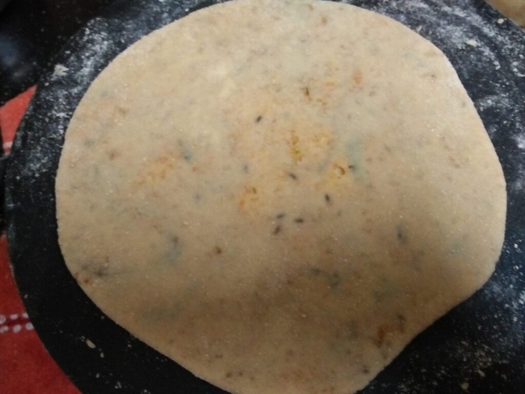 Aloo Paratha, one of my versions out of 4 different types of Paratha stuffed with the potato filling 