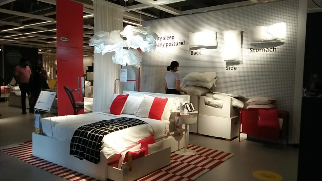 Bed Furnishings at Ikea navi Mumbai
