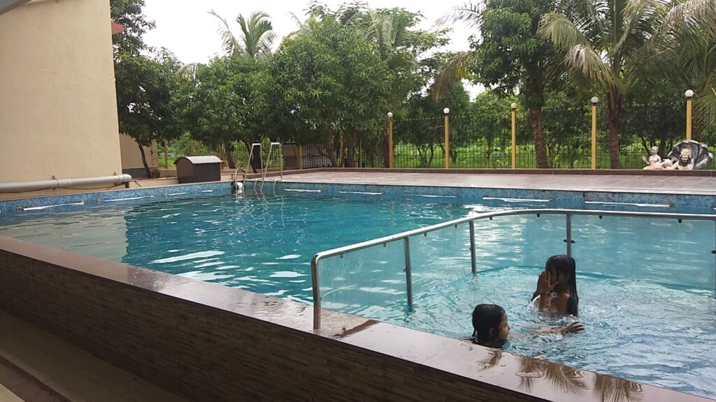 SWIMMING POOL AT ISCKON NILACHAL VEDIC VILLAGE GUEST HOUSE