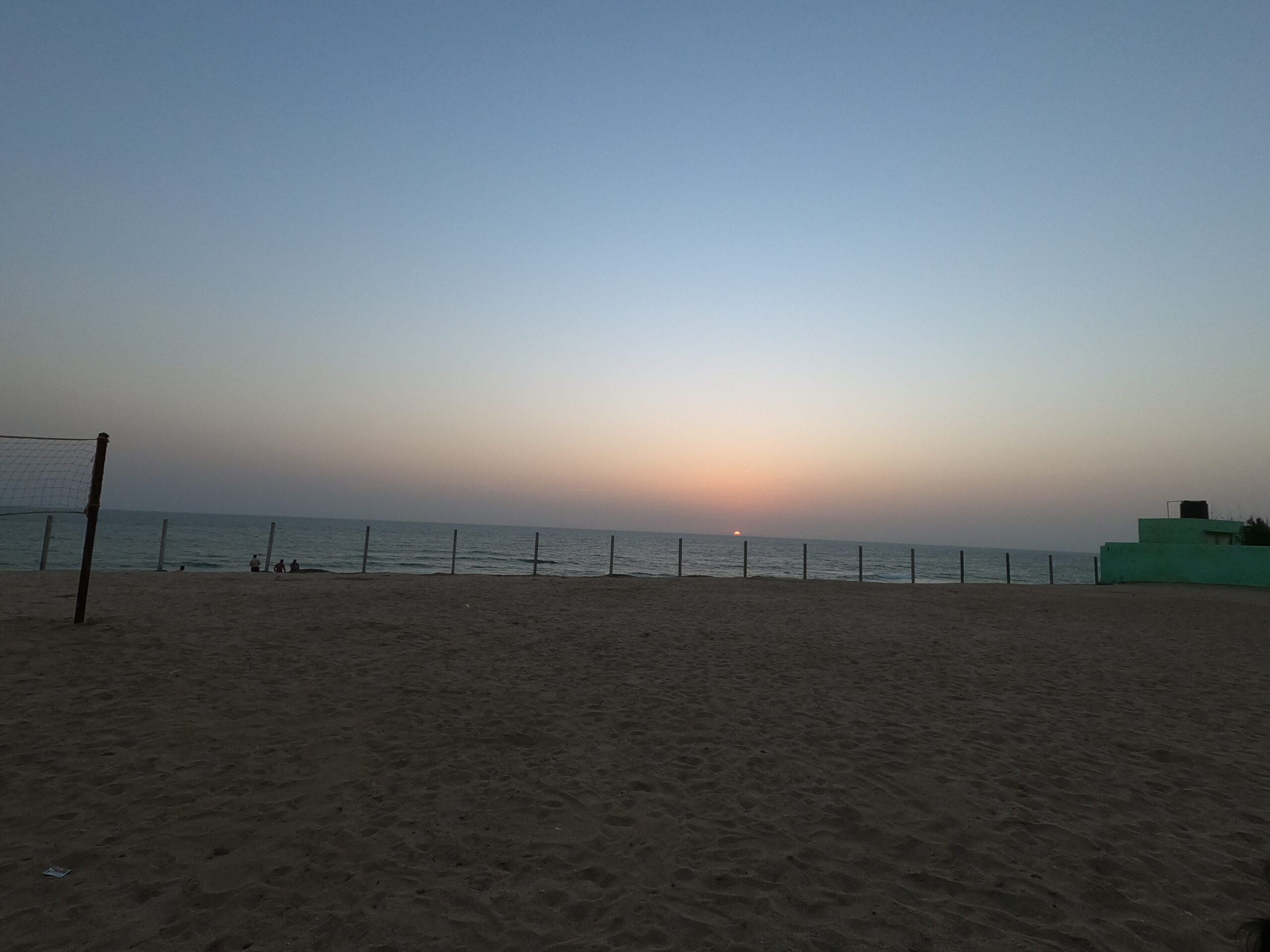 Sunset view from the Gujarat Beach Resort
