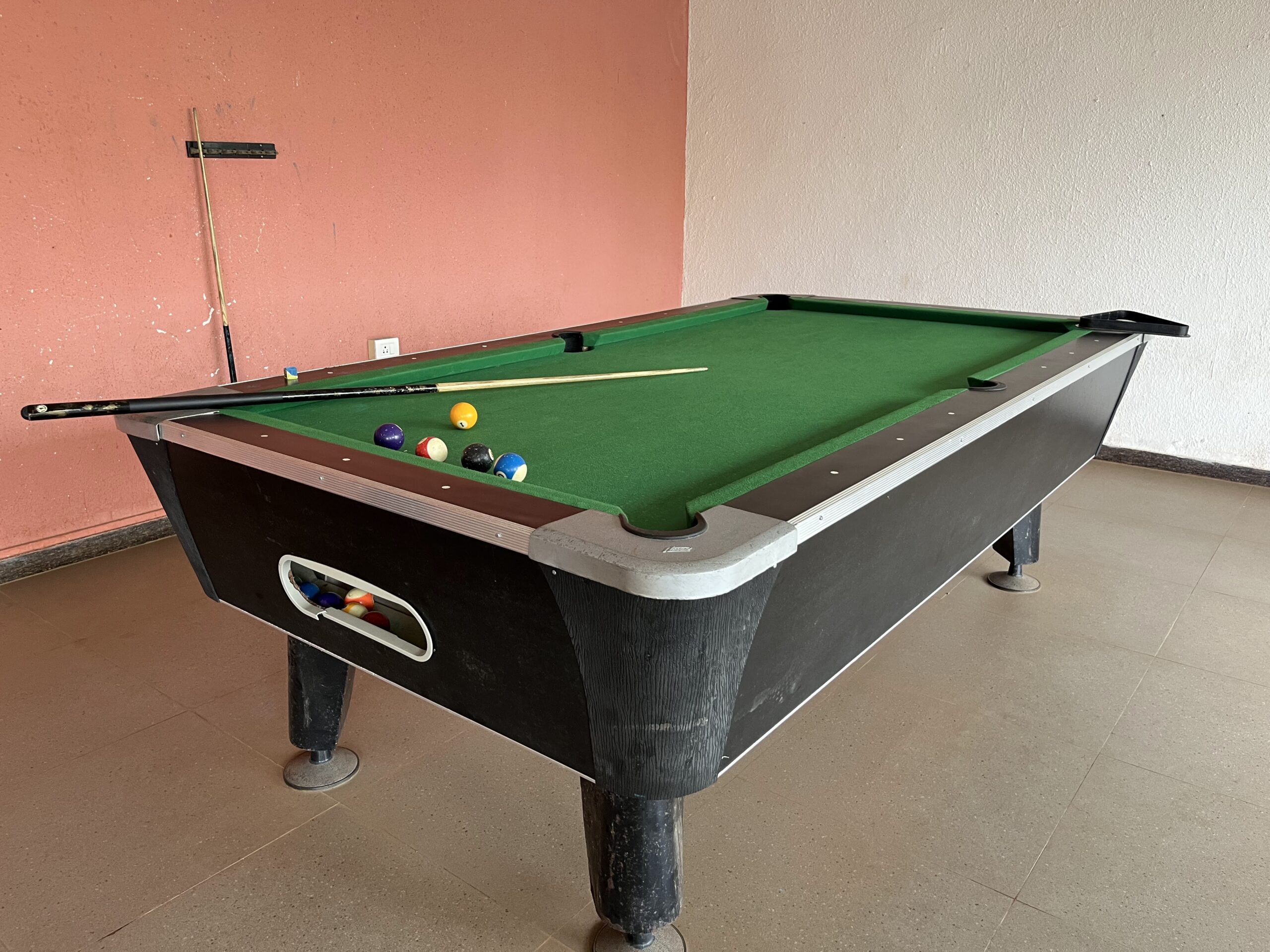 POOL TABLE AT THE RESORT