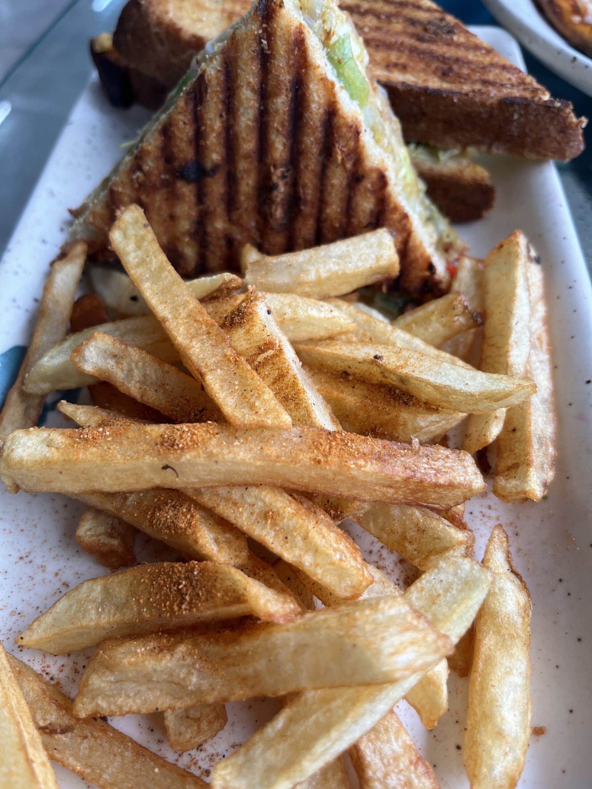 Grill Sandwich with French Fries - one of the popular dishes served at Mapro Cafe