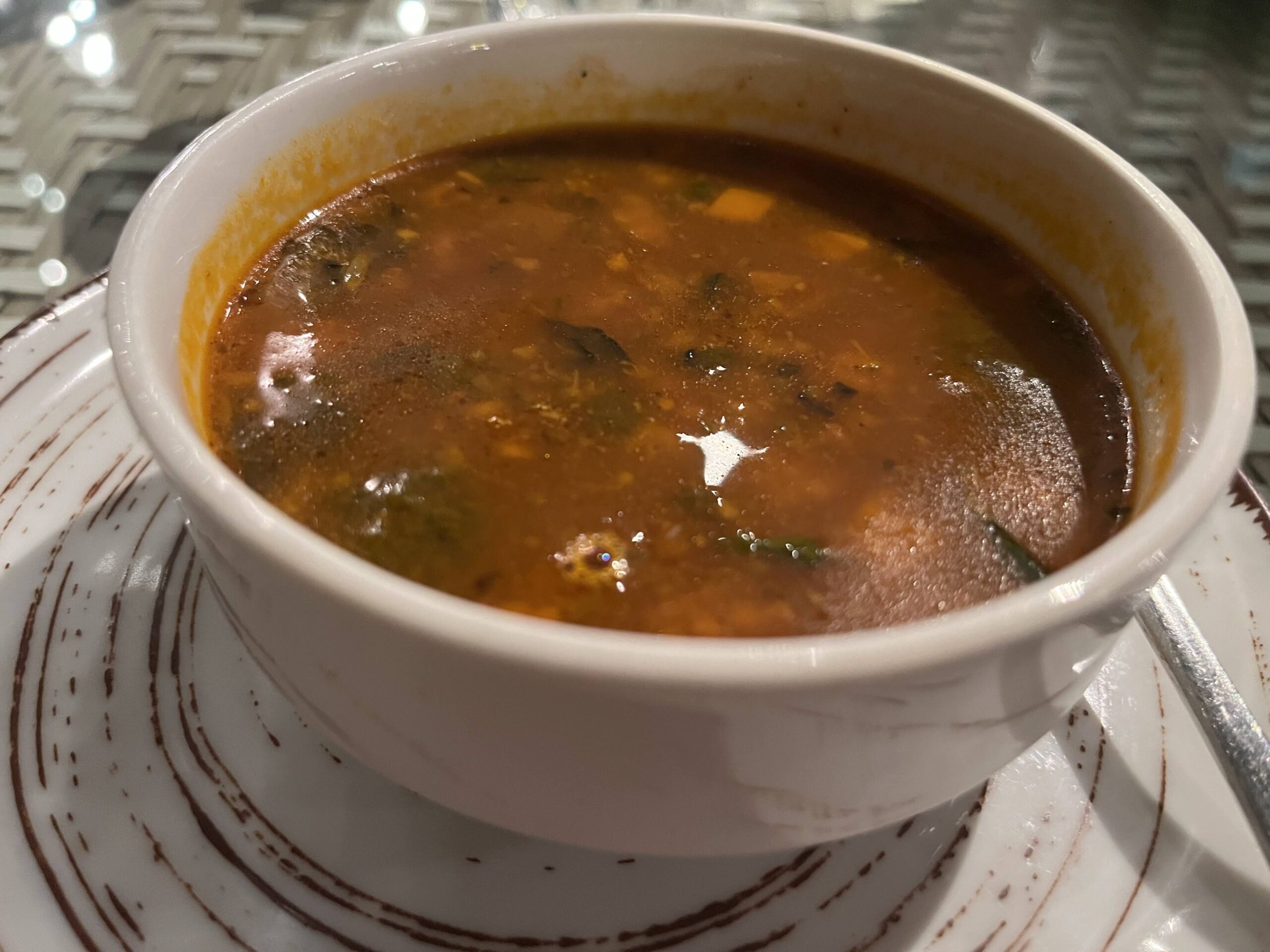 Soup from Anglo Indian Restaurant