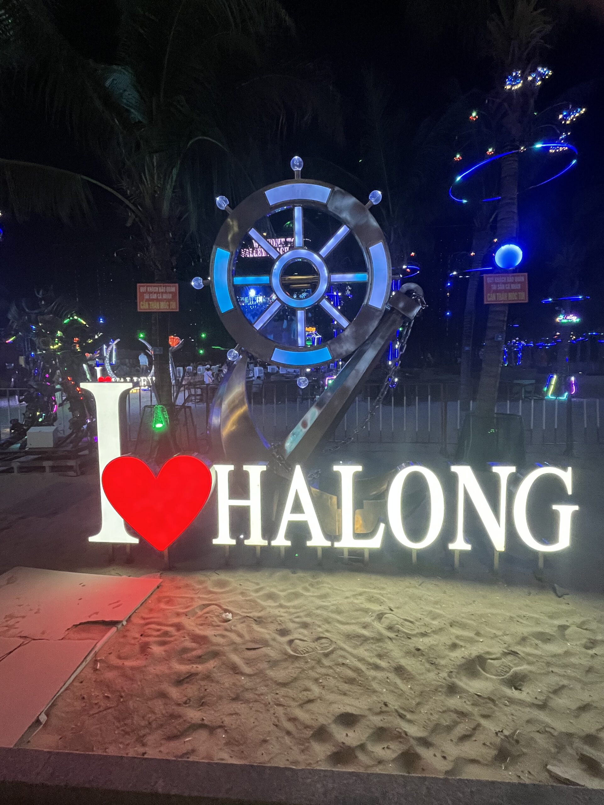 Ha Long City in the evenings