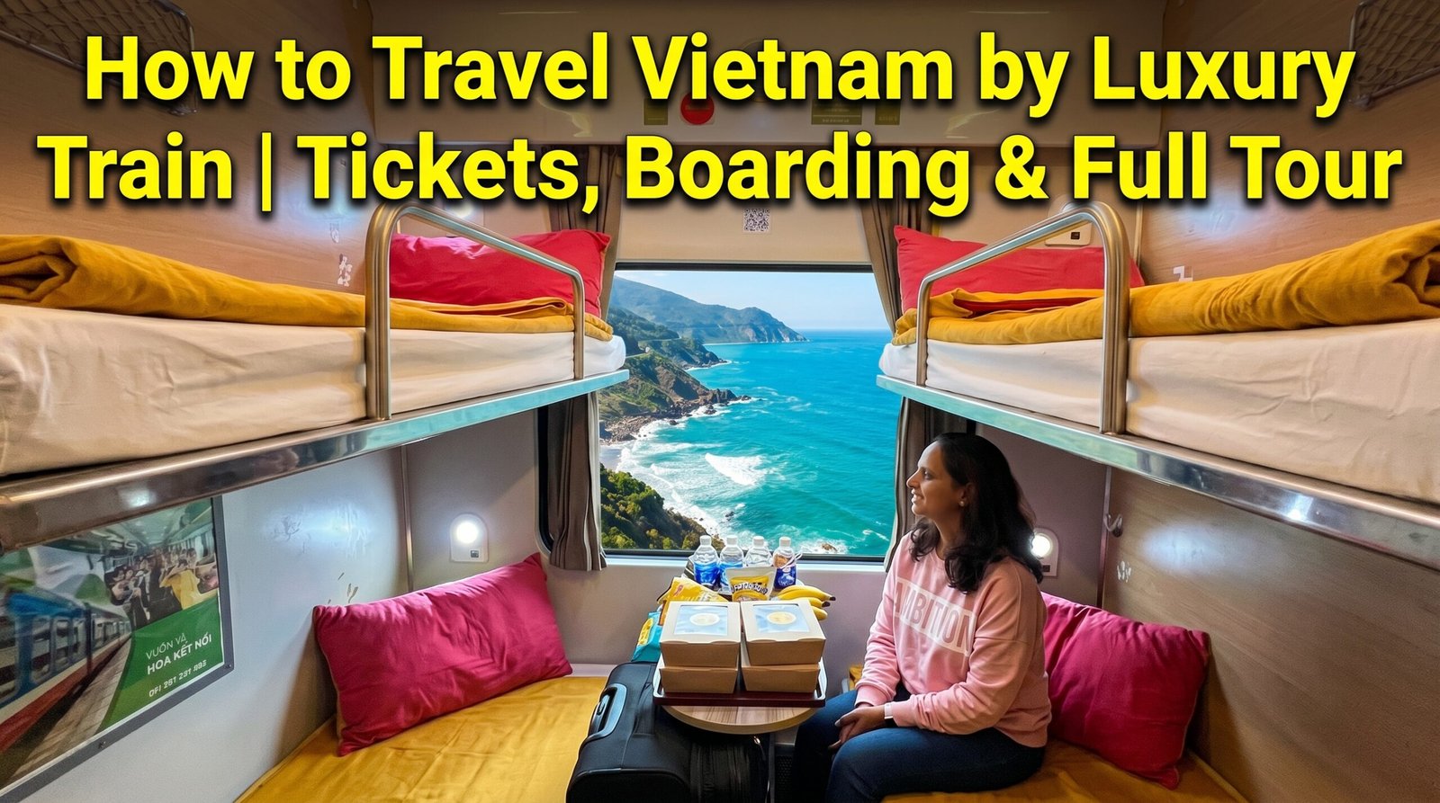 Experience a Sleeper Train in my 2 Weeks in Vietnam Itinerary
